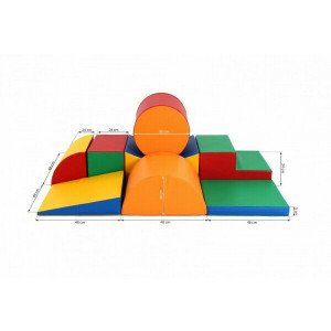 Soft Play Schaumstoff-Spielklötze Set 11, 8-teilig XL